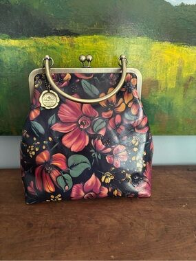Patricia Nash 10th Anniversary Novella Frame Bag - Tropical Escape 🌸 Rare!